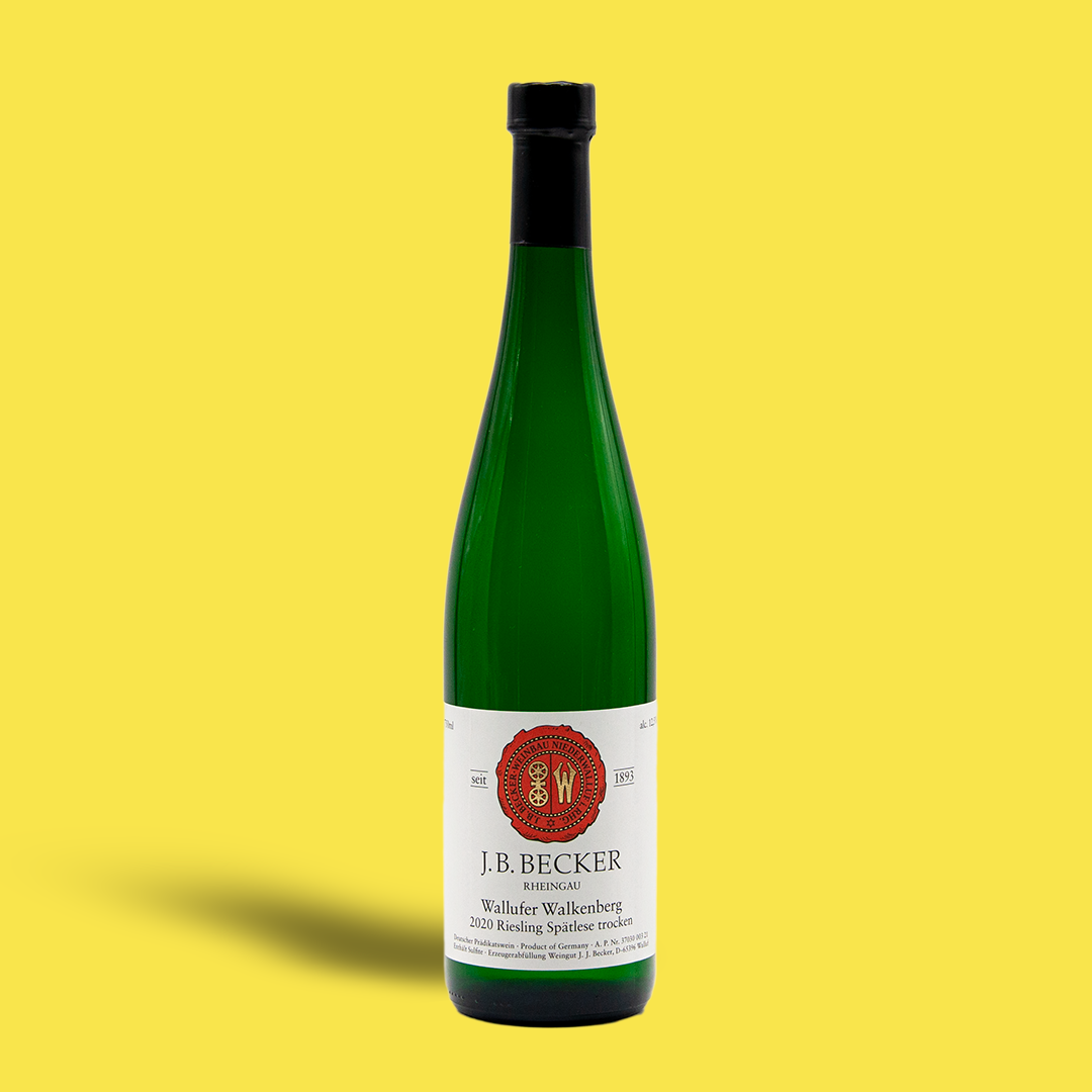 Riesling Wallufer Walkenburg Spätlese Trocken - J.B. Becker 2020 – The ...