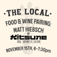 Food & Wine Pairing: Matt Hiebsch from Kitsune: New Japanese Cuisine - 6pm-7:30pm - 11/15/24