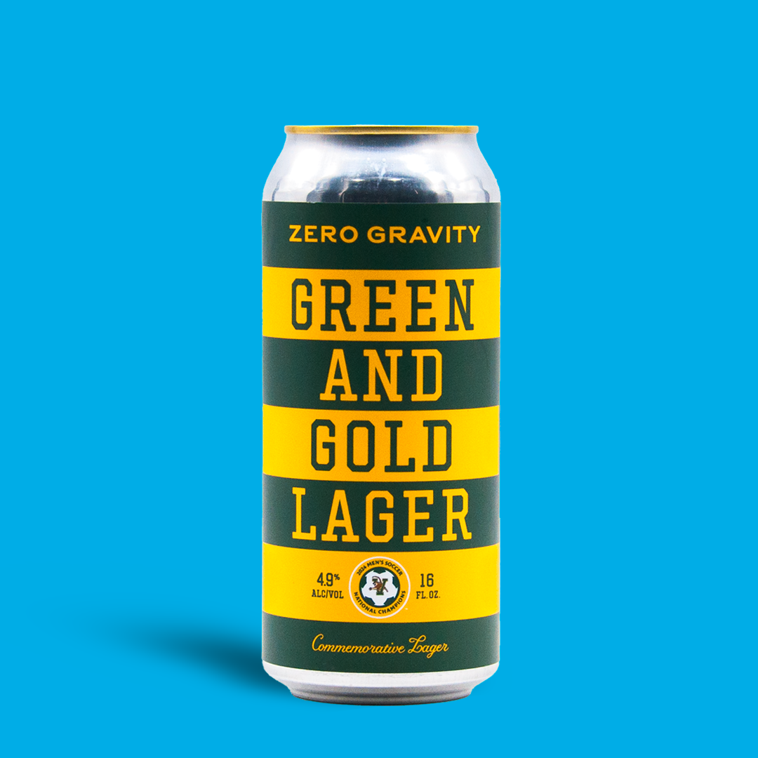 Green and Gold Lager - Zero Gravity Craft Brewery